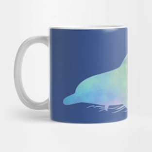 Dolphin In Rainbow Colors Mug